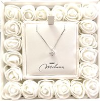 Collana Miluna Donna 8 Cuori in Oro bianco Diamante CLD4125-020G7 - CLD4125-020G7